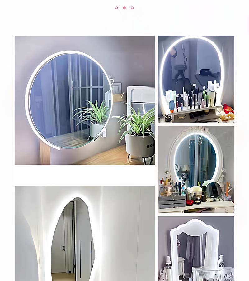 LED light strip for smart bathroom mirror case