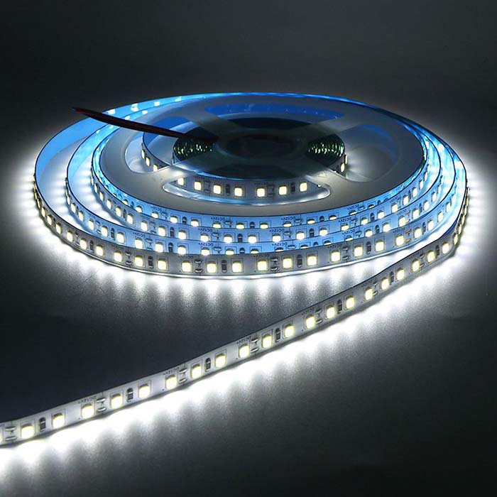 LED light strip for smart bathroom mirror